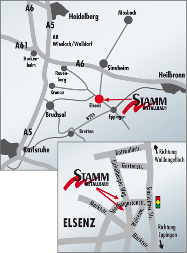 Anfahrt Stamm Metallbau